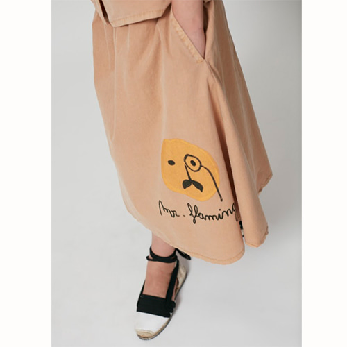 [Weekend House Kids]Flamingo Skirt-camel(50%)/5-6