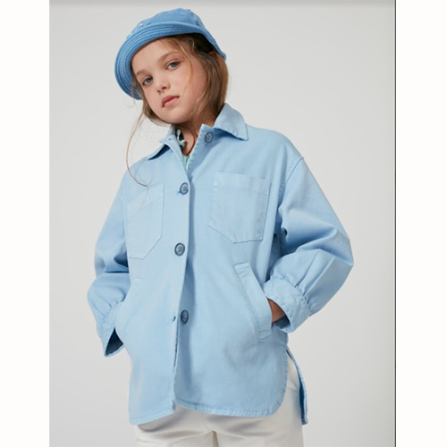 [Weekend House Kids]Blue Jacket-pastel blue(50%)