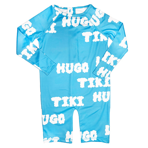 [HUGO LOVES TIKI]Rash Guard-HLT Logo blue