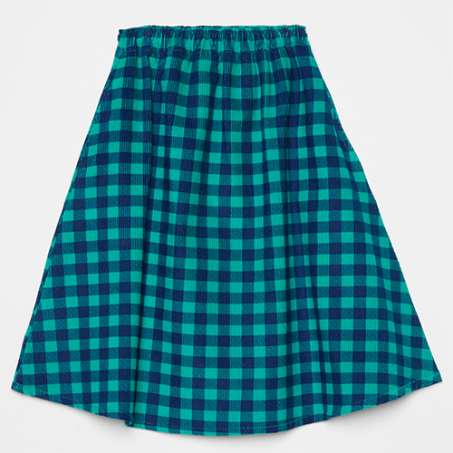 [Weekend House Kids]Corduroy check skirt(50%)