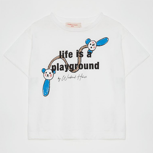 [Weekend House Kids]life is a playground t-shirt-20%
