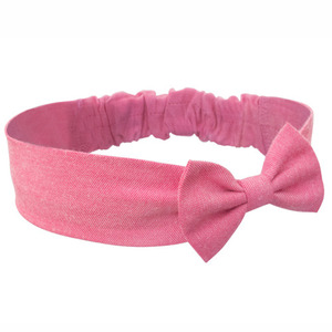Baby Headband-pink tagada oxford