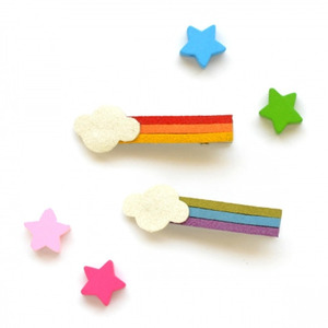 rainbow clips